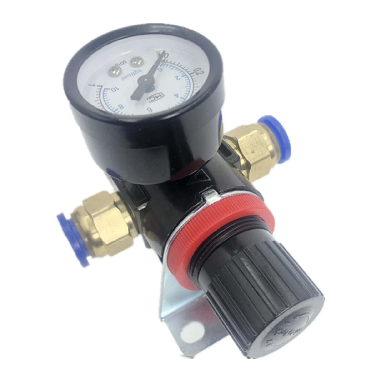 1 sztuka AFR-2000 pneumatyczny regulator filtra jednostka przygotowania powietrza, przełącznik ciśnieniowy, manometr AFR2000 (kolor: AFR-2000) (Afr-2000 W, Pc-12 mm)