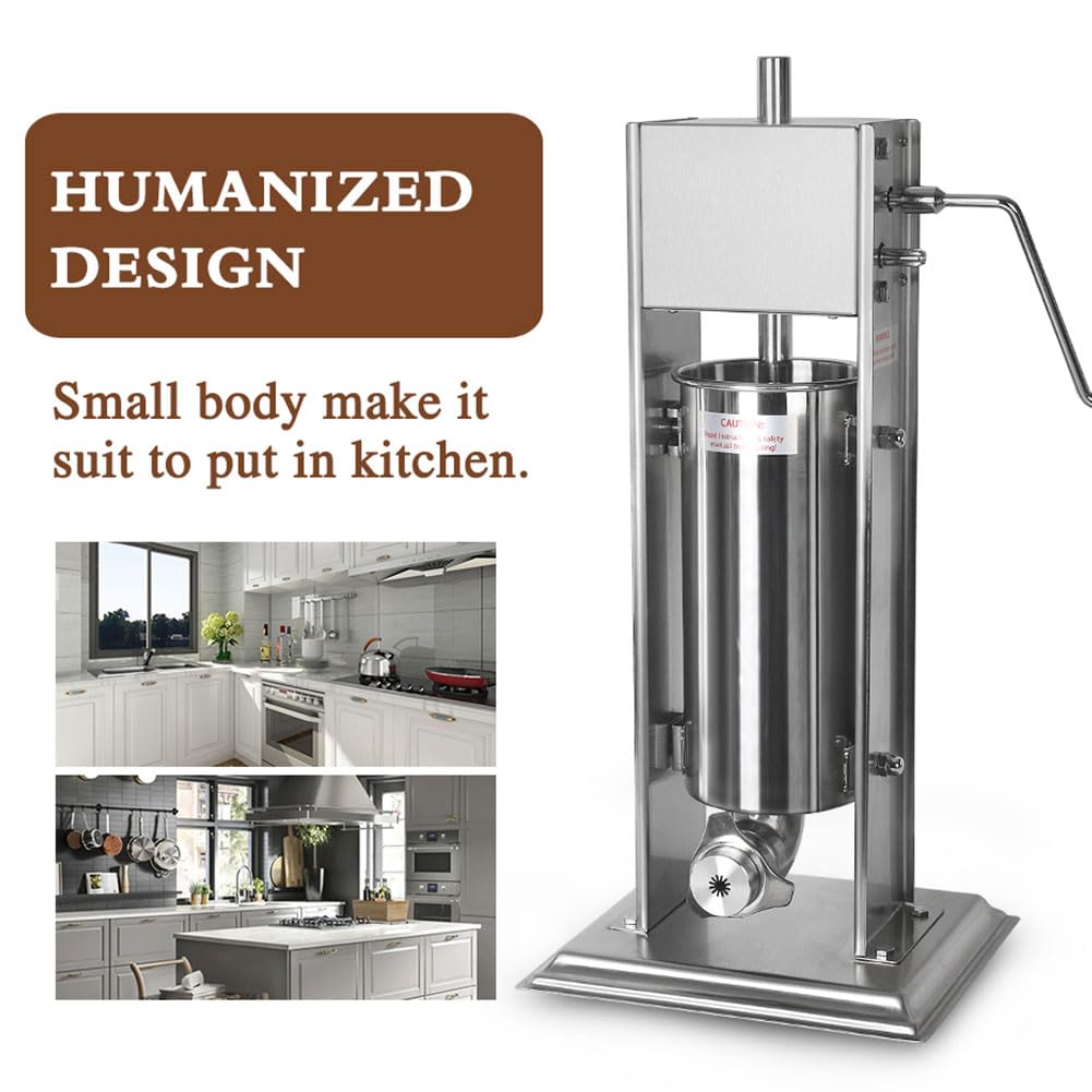 Fabricant de Churro Manuel Commercial, Machine de Remplissage de Churros 5L avec 3 Buses, remplisseur Vertical en Acier Inoxydable pour Cuisine, Restaurant, Usine de Boulangerie