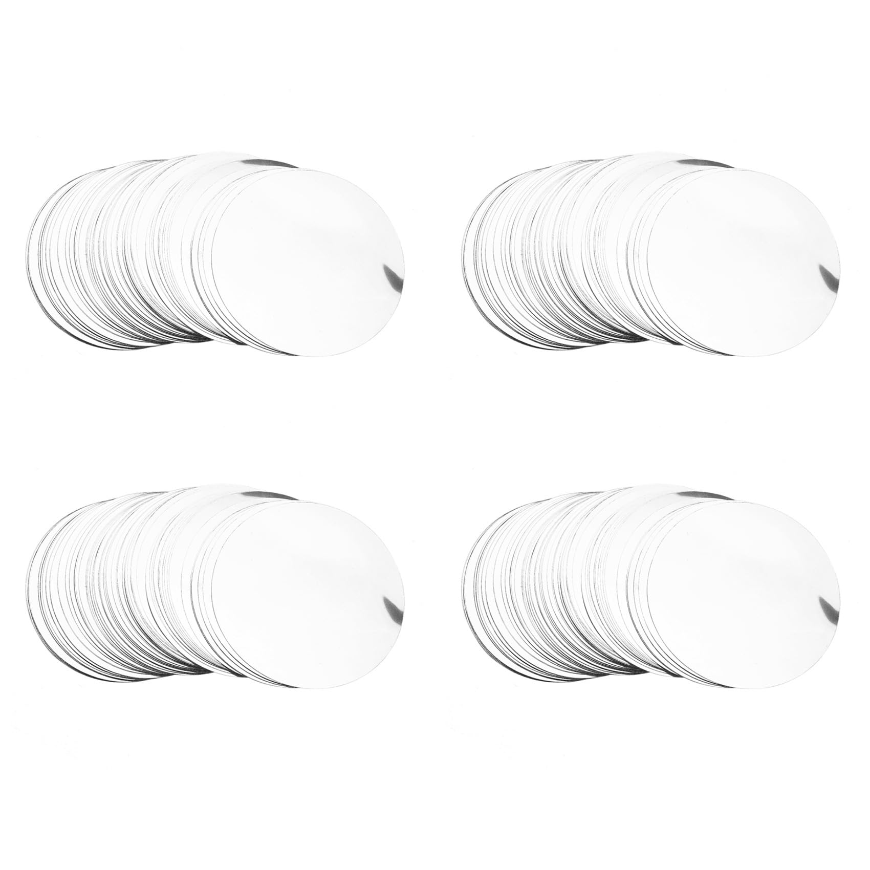 Hndhbfgrt 400Pcs Wine Pourer Spout Pourer Disk Drip Pouring Bar Party Wedding Tool Silver