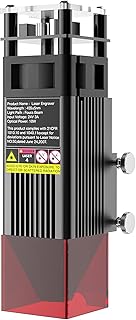 Qudai Creality 10W Lase Module 0.06x0.06mm Spot Compatível com CR-10 Mini/Ender-2 Pro/Ender-3 Neo/Ender-3 v2 Neo/Ender-3 Max Neo/Ender-3 V2/Ender-3/Ender- Máquina de gravação 3 Pro/Ender-3 S1/