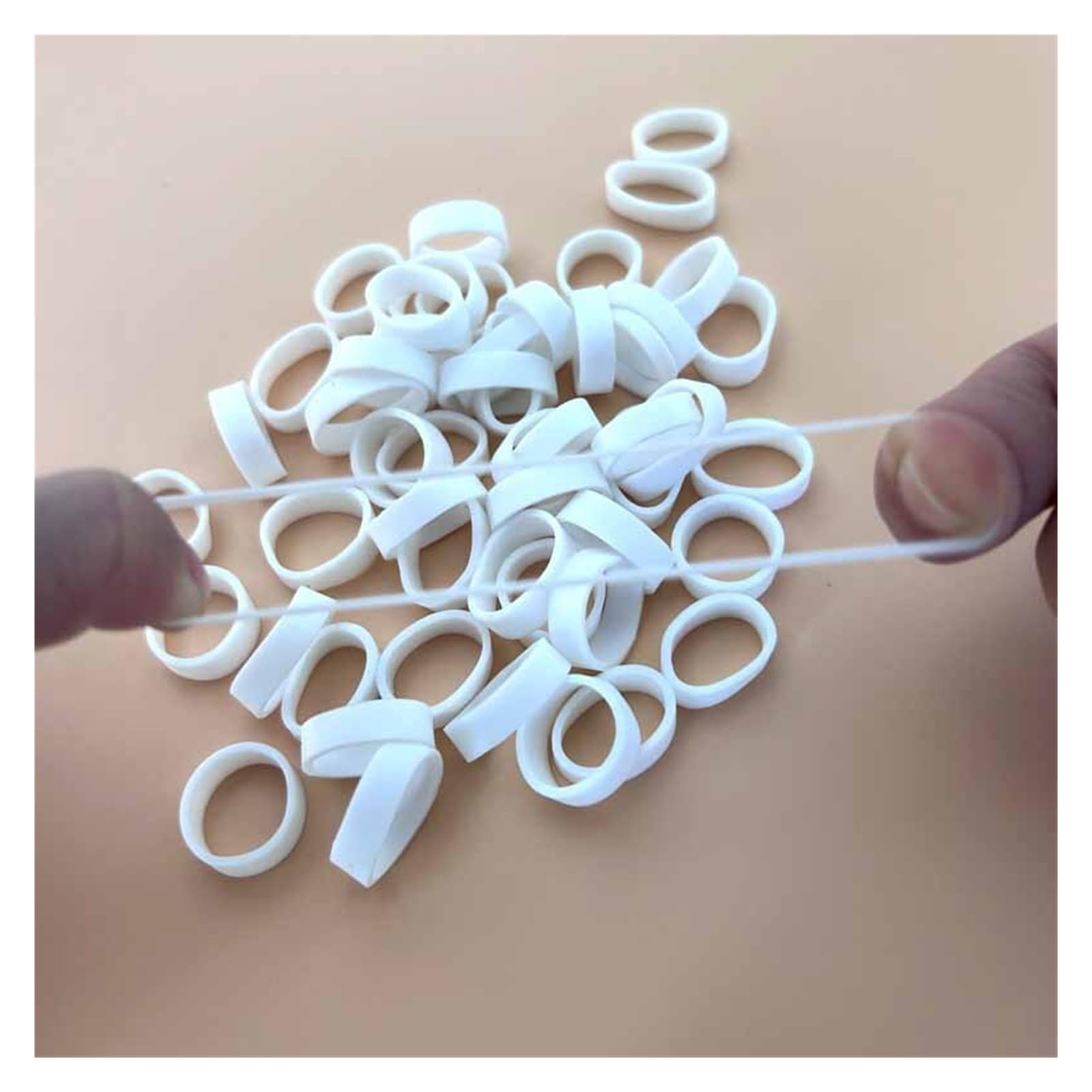 Fascette in gomma siliconica Confezione da 450 mini fasce in lattice elastiche ad alta elasticità