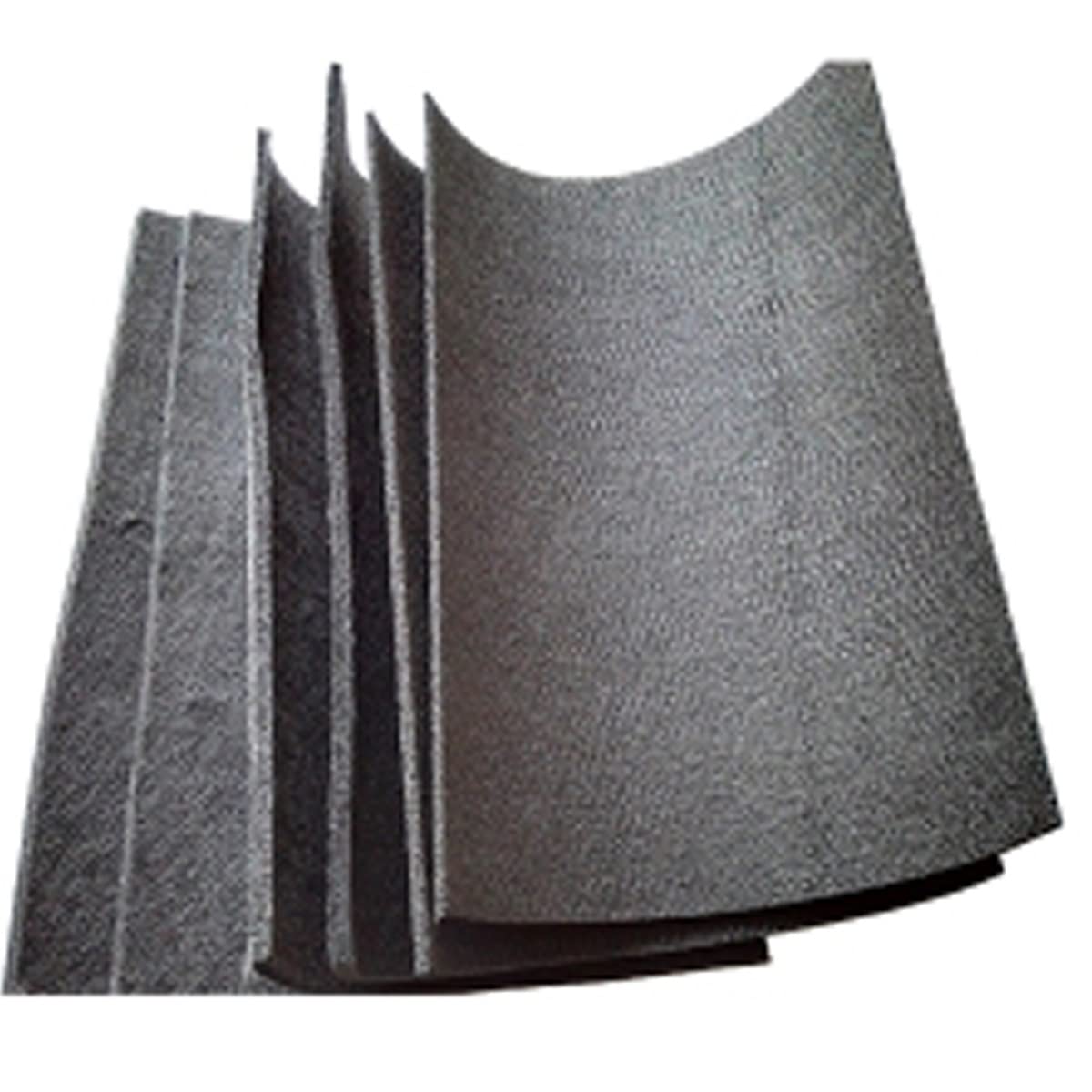 Fieltro de carbono de grafito, 8 Uds., grafito de alta pureza, 3,9 "X 3,9", for soldar, protección contra altas temperaturas, espesor: 3mm/5mm/10mm(200 * 300 * 3mm)