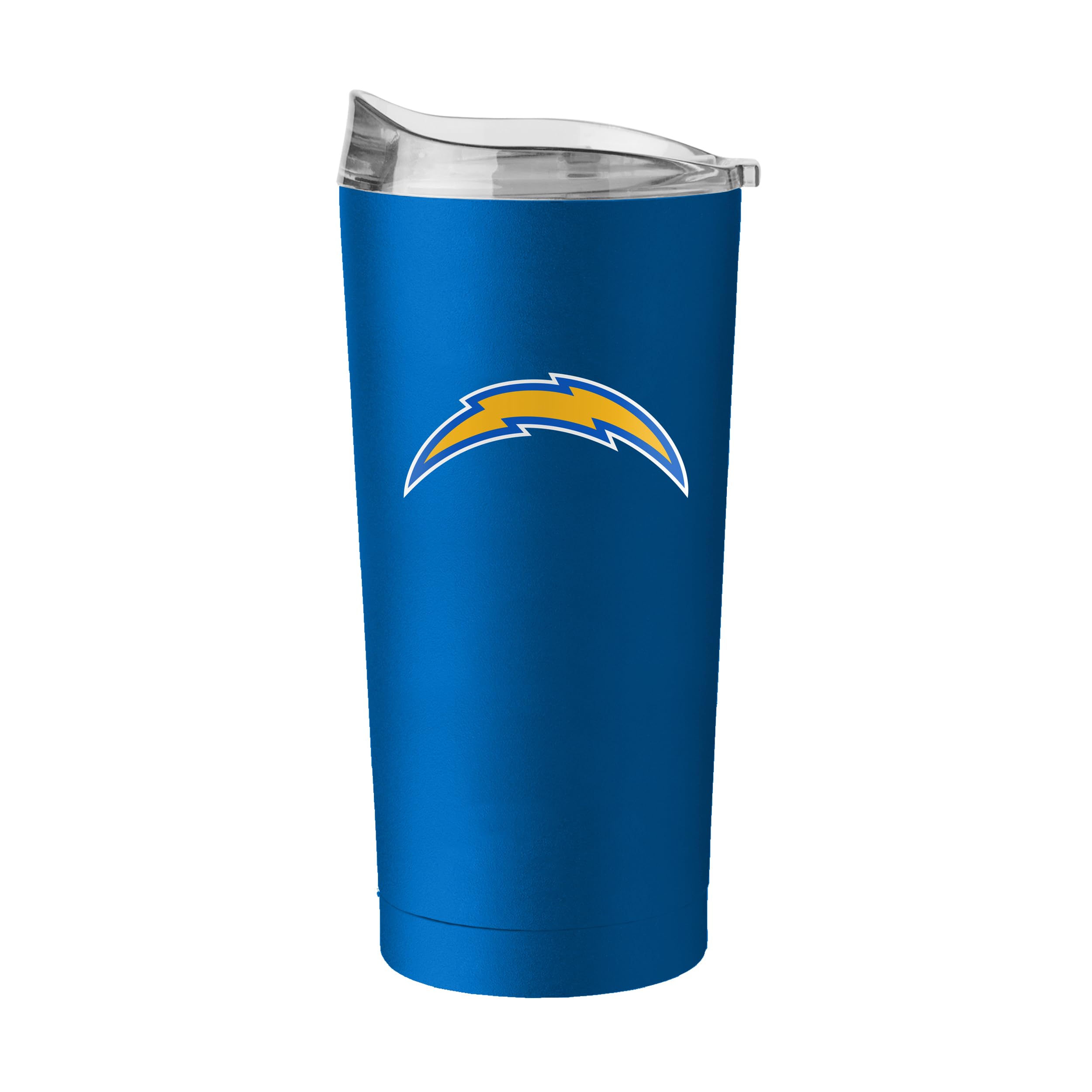 FANMATS NFL Los Angeles Chargers 20 oz Stainless Steel Tumbler — Powder-Coated | 20 Fluid Ounces | Vacuum Insulated | Team Color
