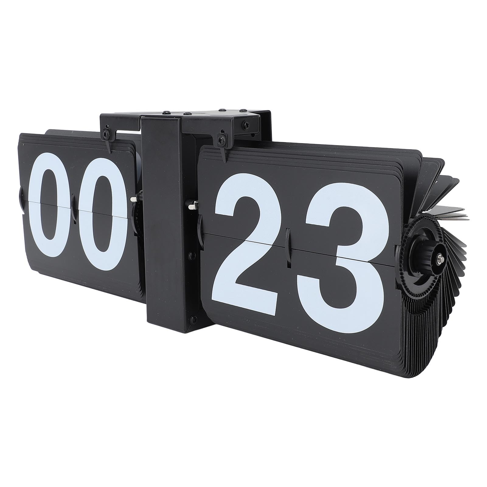 Automatyczny Zegar z klapką, Minimalistyczny Retro Vintage Design Cyfrowy Zegar z klapką, 24-godzinny Zegar na Biurko z klapką na Baterie do Domowego Biura