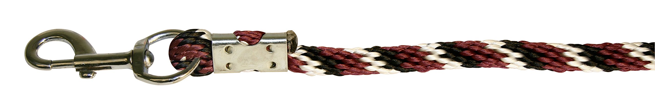 Kerbl Mustang Carabine Lead Rope - Red/Black/White