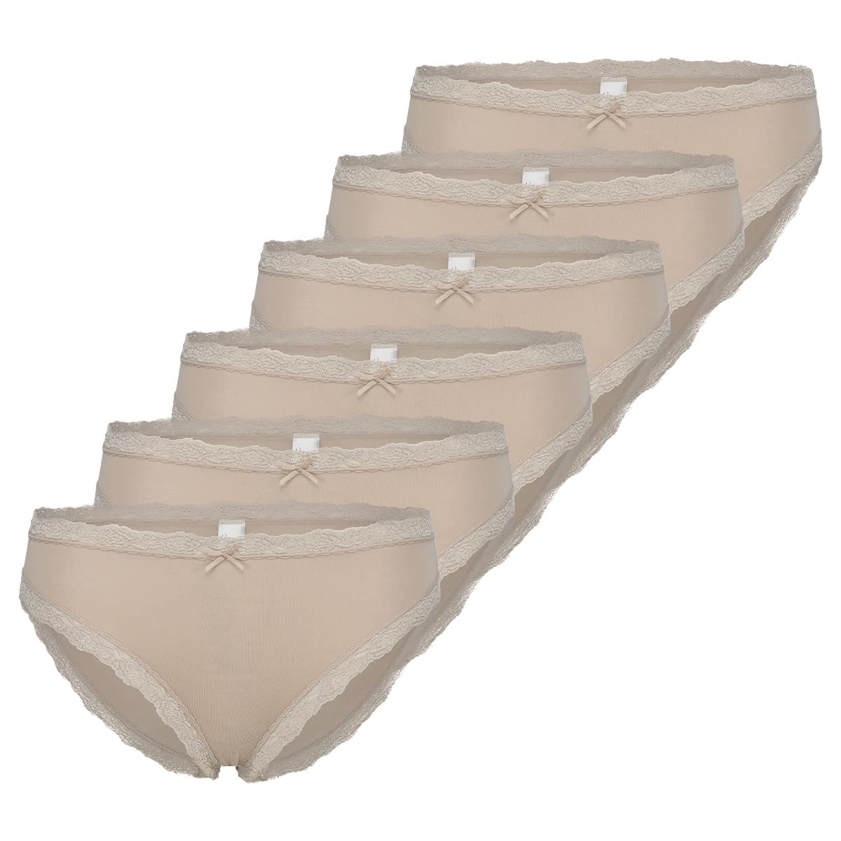 Nina von C 6er Pack Damen - Jazzpants - Slip - Bequem - Unterwäsche