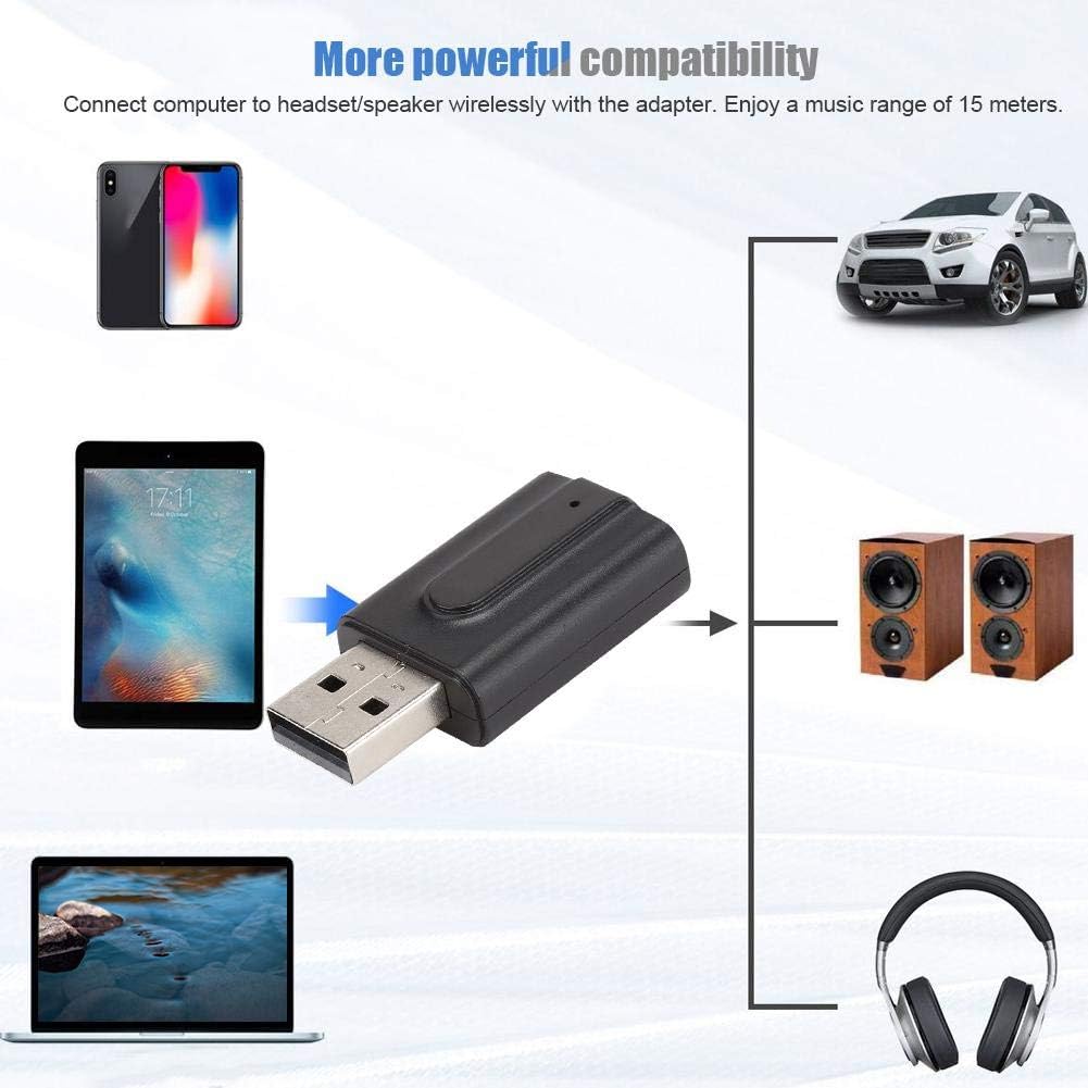 Diagram showing various devices compatible with the Ciglow Bluetooth adapter, including phones, tablets, laptops, cars, speakers, and headphones.