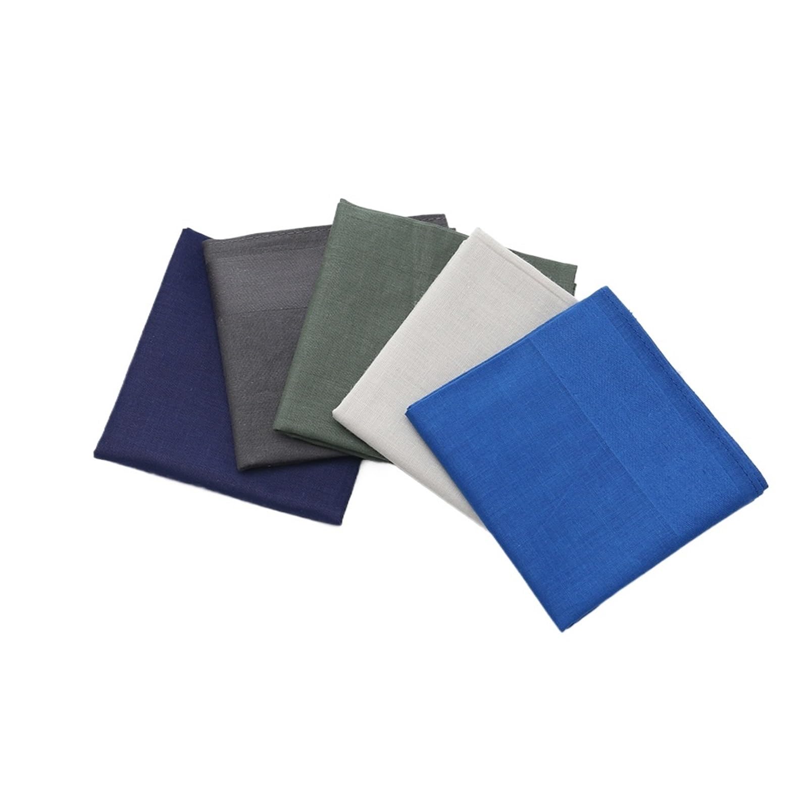Fazzoletto da Taschino per Uomo Fazzoletto da taschino sottile in cotone 12 pezzi 40 cm