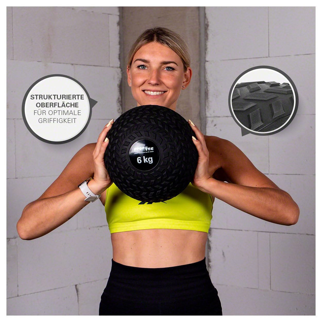 Sport-Tec Slamball-Set 6-TLG., 12-30 kg inkl. Ständer