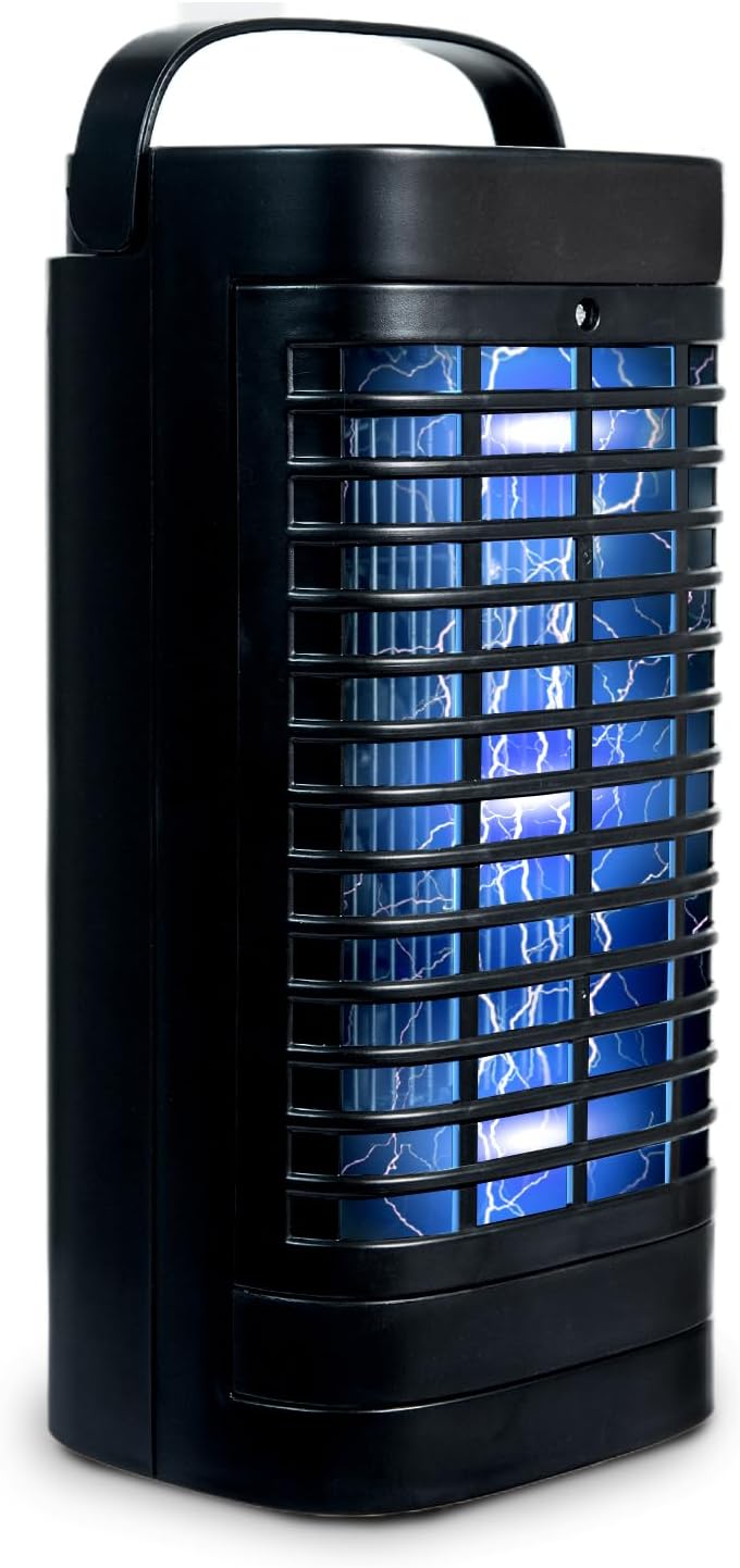 Bug Zapper for Indoor Outdoor, Quiet Insect Trap, Electric Mosquito Zapper for Fruit Flies, Portable Mosquito Killer Trap for Bedroom, Living Room, Kitchen and Office