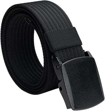 IDOGEAR SPORTS 1.5 Mens Tactical Nylon Canvas Belt Lightweight Military Belt With Plastic Buckle For Outdoor Causal Wear
