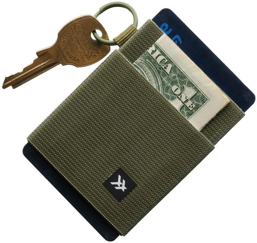Thread Wallets Ultra Slim Minimalist Card Holder Wallet for Men and Women (Olive, One Size) - Image 2