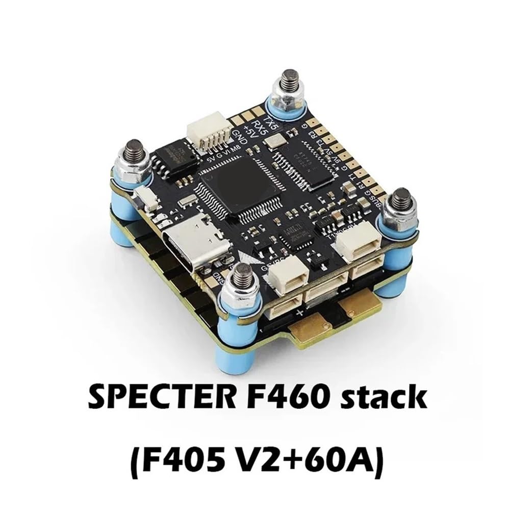 SPECTRE F460 F405 V2 FC BLHeli_S 60A 4in1 ESC 2-6S Stack for drone FPV(Only F60A ESC)