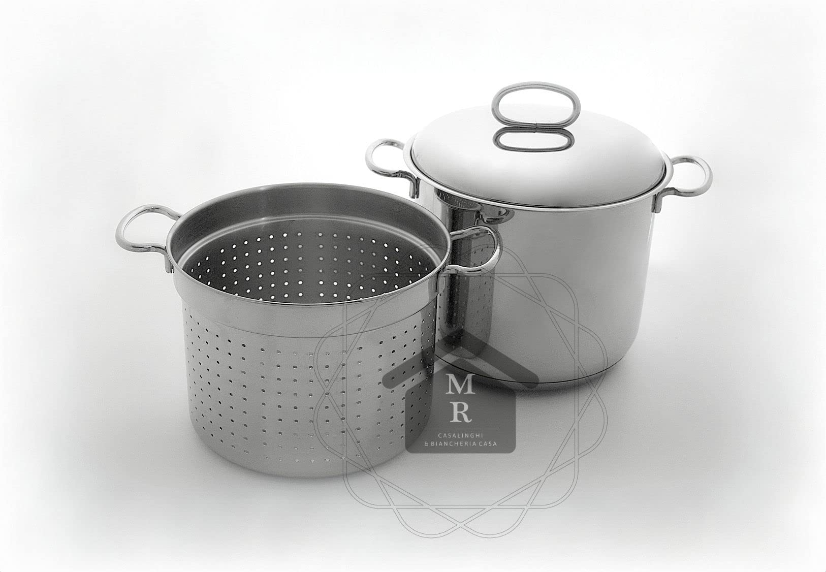 Cestello Cuocipasta In Acciaio Inox 18/10 - Per Spaghettiera Ø 18 Cm, Made In Italy, Linea Inoxtherm - Foto 9