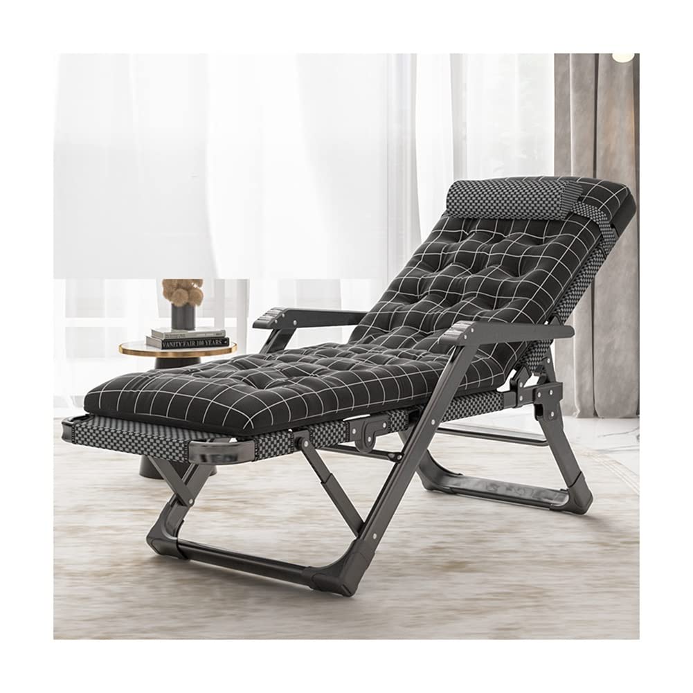 Chaise longue pliante en acier haute résistance et finitions ergonomiques de jardin