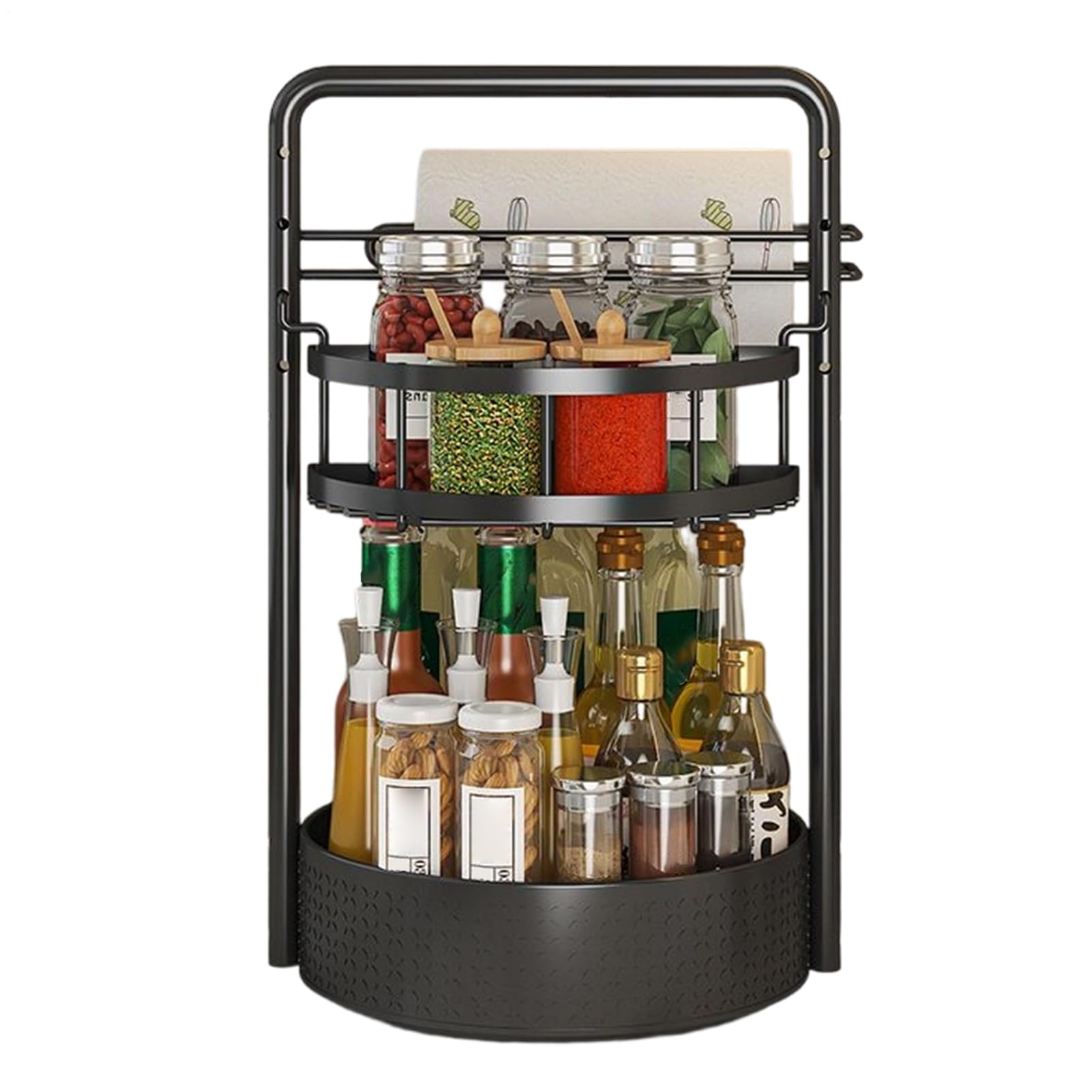 Estante Giratorio De Especias De Cocina Organizador De Encimera De 2