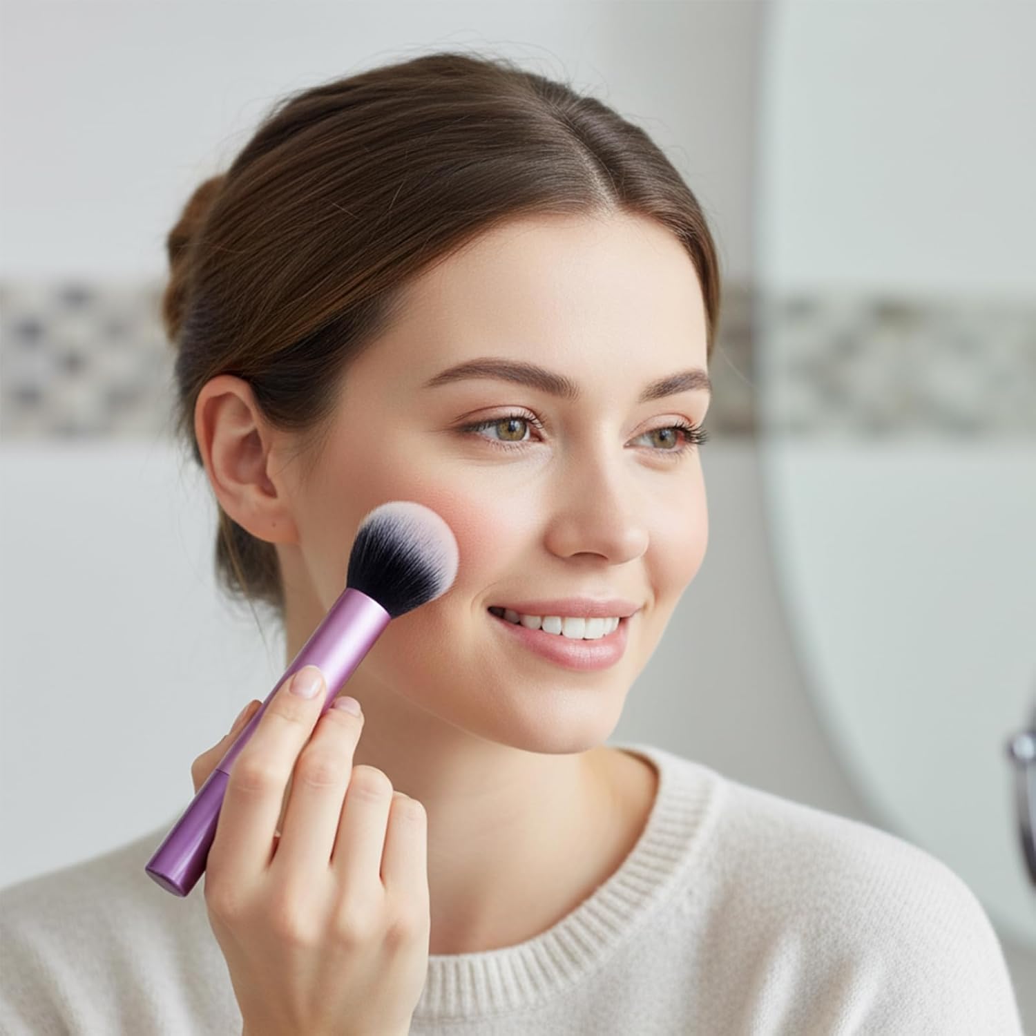 Real Techniques Lot de 8 pinceaux de maquillage professionnels Idéal pour le maquillage du visage et les débutants