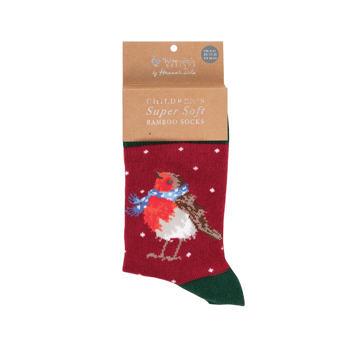 Wrendale Designs - Season's Tweetings' Robin Socks