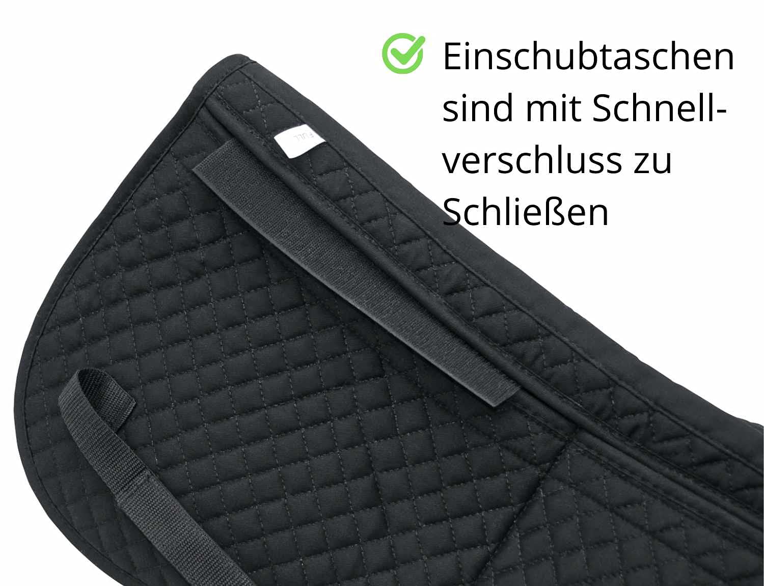 AMKA Coussin correcteur de selle avec 4 poches et inserts
