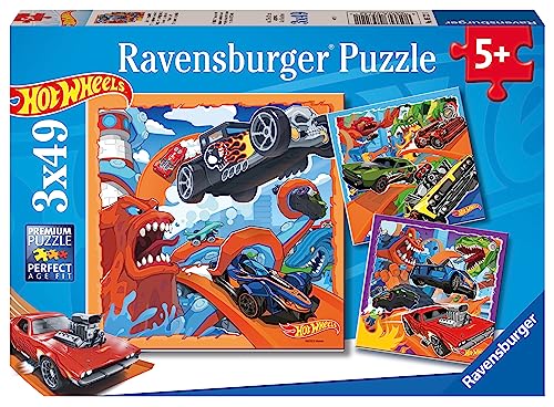 Ravensburger 5722 2D Hot Wheels Puzzle, bunt