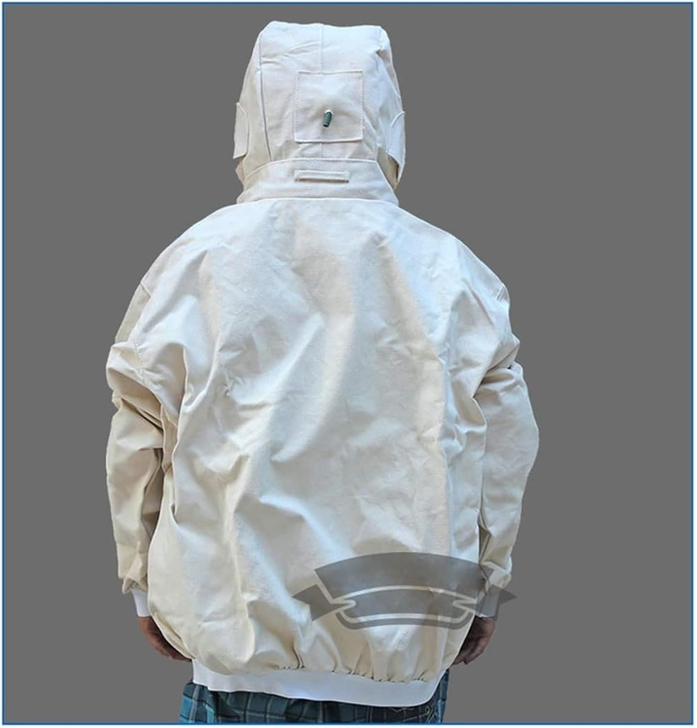 Mono protector for chorro de arena, traje protector contra el polvo for hombres y adultos con chorro de arena abrasivo for industria de lona, ​​para pintar y trabajar la madera,suministrada.
