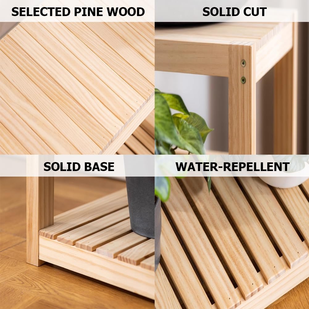 Soporte de madera para acuario con almacenamiento multicapa, diseño moderno de granja para peceras y terrarios de reptiles