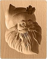 Vista 28 de Molde de galletas de madera, molde de horneado 3D, herramienta de horneado para manualidades y decoración con relieve, adecuado para Halloween