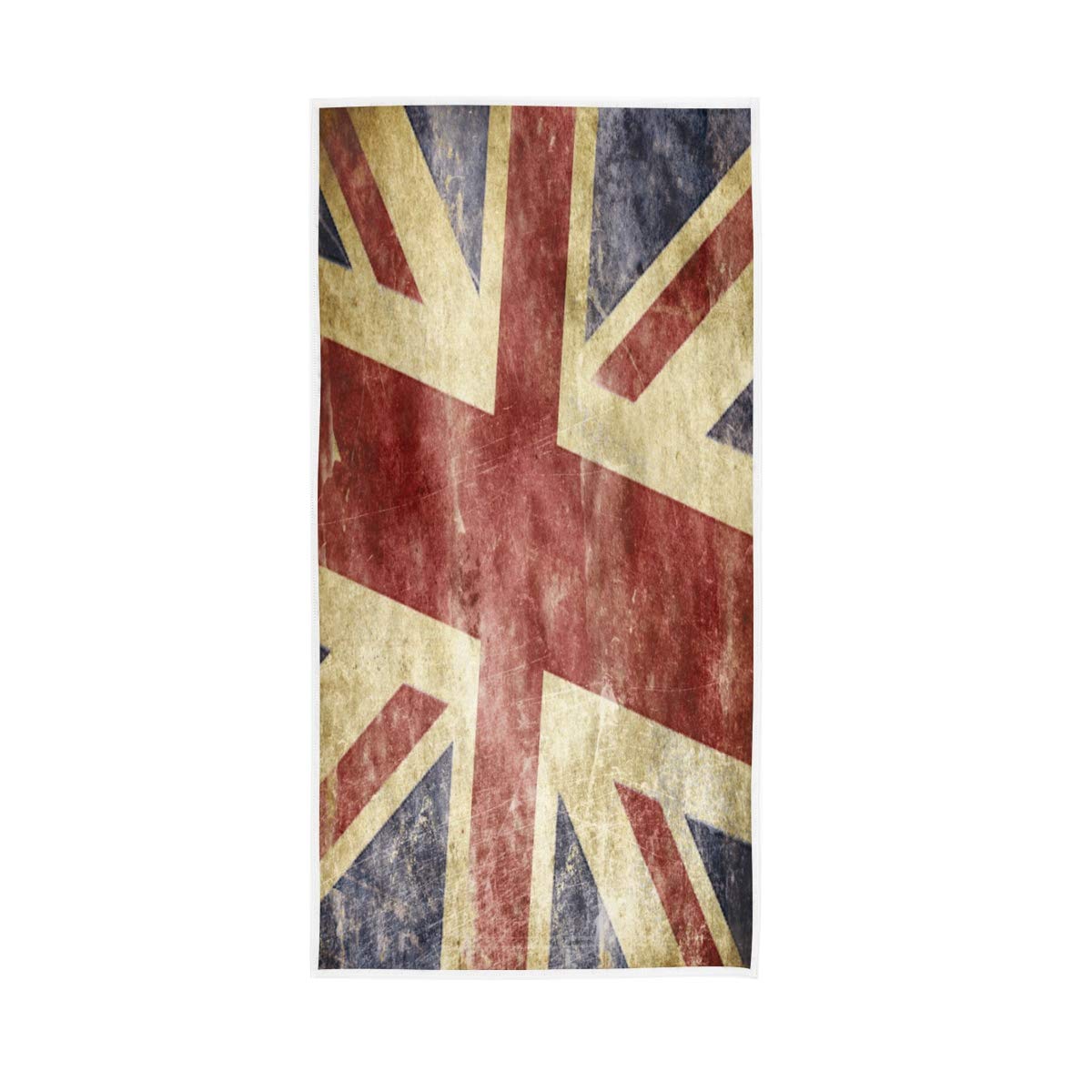 Mnsruu Handtuch Mit Britischer Flagge & Big Ben-Motiv – 76x38 Cm, Weiche Mikrofaser, Für Bad, Gym & Reise