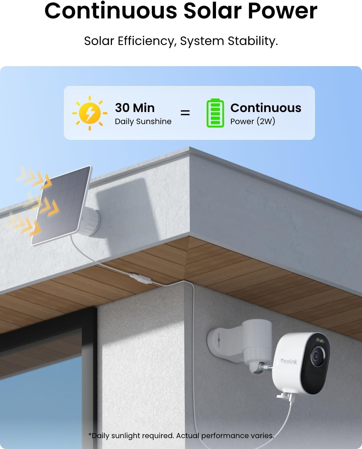REOLINK Security Cameras Outdoor Wireless WiFi, Argus 3 Pro+Solar Panel with 5MP Color Night Vision, 2.4G/5Ghz WiFi, Non-Stop Solar Powered, Human/Vehicle Detection, Home Hub Compatible 5 611qFPHHaCL. AC SL1500
