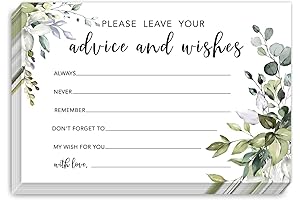 Eucalyptus Greenery Advice and Wishes Cards