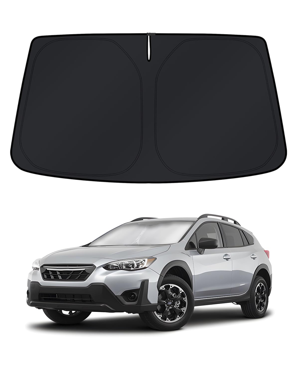 KUST Windshield Sun Shade for Subaru Crosstrek 2024 2025 2026 Accessories Window Sunshade Sun Visor Protector Foldable Blocks UV Rays Keep Car Cooler