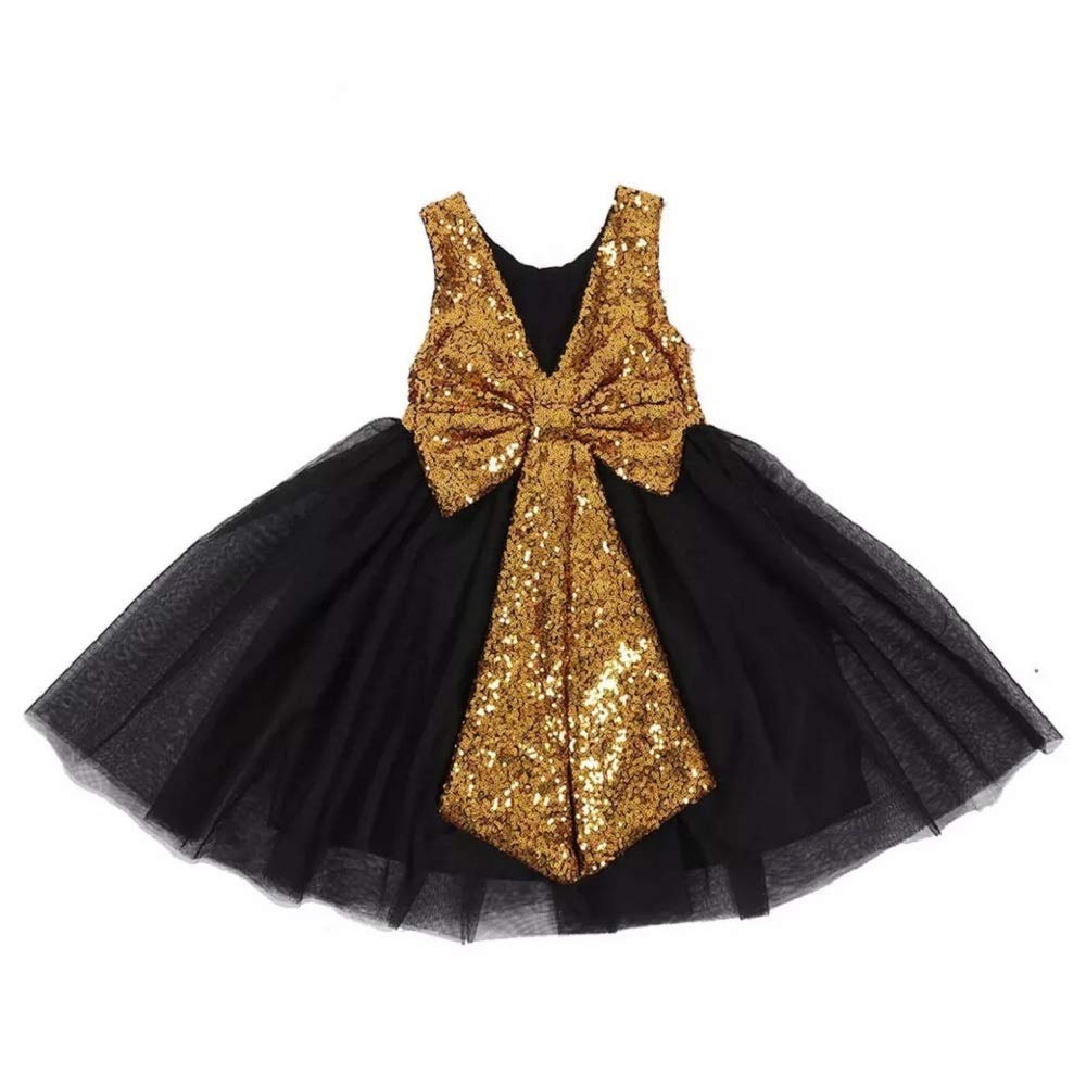 golden baby dress