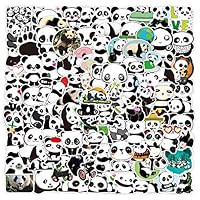 100Pcs Panda Stickers Laptop Phone Skateboard Car Computer Cute Animal Stickers Vinyl Waterproof Aesthetic Stickers Pack for Teens Kids Adults Children Boys Girls
