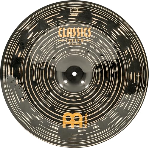 Meinl 18' China Cymbal - Classics Custom Dark - Made in Germany, 2-YEAR WARRANTY (CC18DACH)