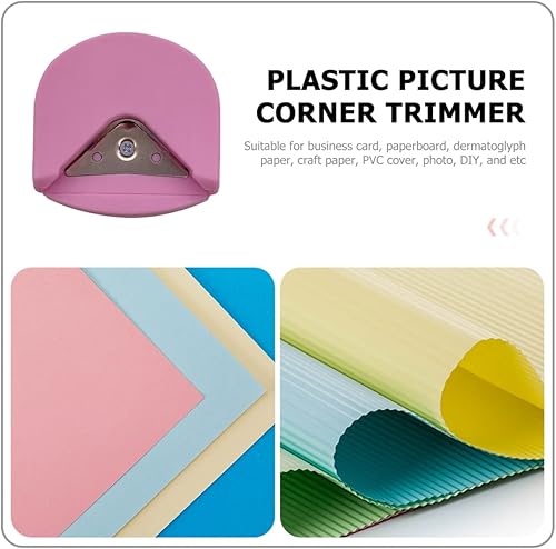 Miniatura 9 de HAPINARY 2 piezas de papel de sobre con agujeros para proyectos tarjetas perforaciones fotos cortadores de esquina herramienta de manualidades de