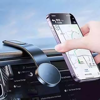 BBASDF Black Mobile Phone Holder for Renault Twingo | Year of Manufacture 2007-2014, Strong Magnetic Force & Secure Hold, 360° Adjustable Magnetic Holder Car Accessories