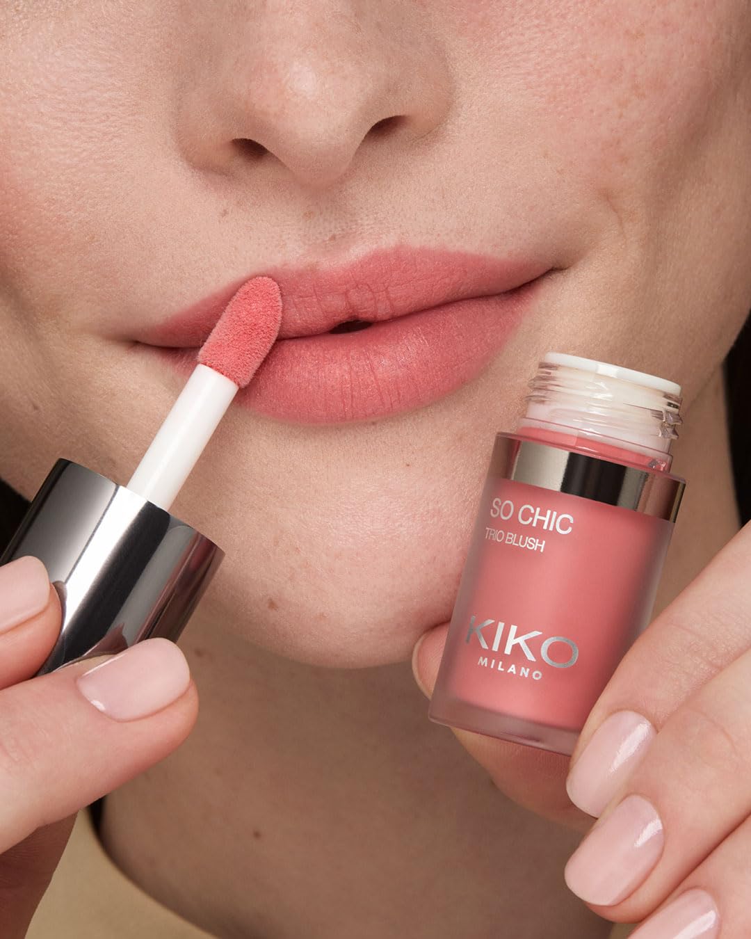 KIKO Milano So Chic Trio Blush 03, 3-In-1 Blush, Ideal for The Face Eyes And Lips, 03 Pink Whisper, 1.5 ml (Pack of 3) - Image 4