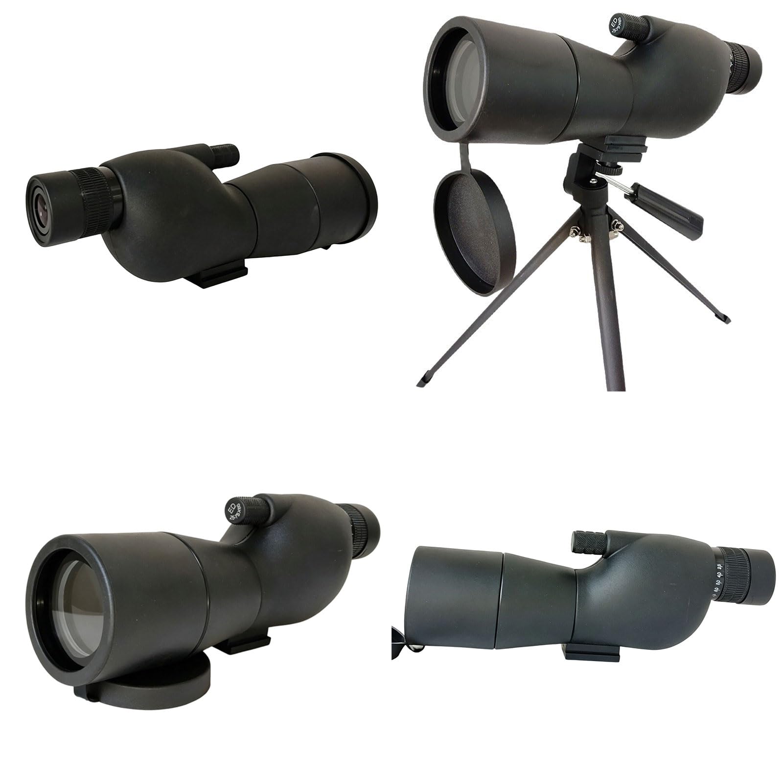 Broad View - Dispositivo de observación de vidrio mejorado de 25 a 75 x 60 mm, ideal para observación de aves y estudio de la naturaleza, detección extendida