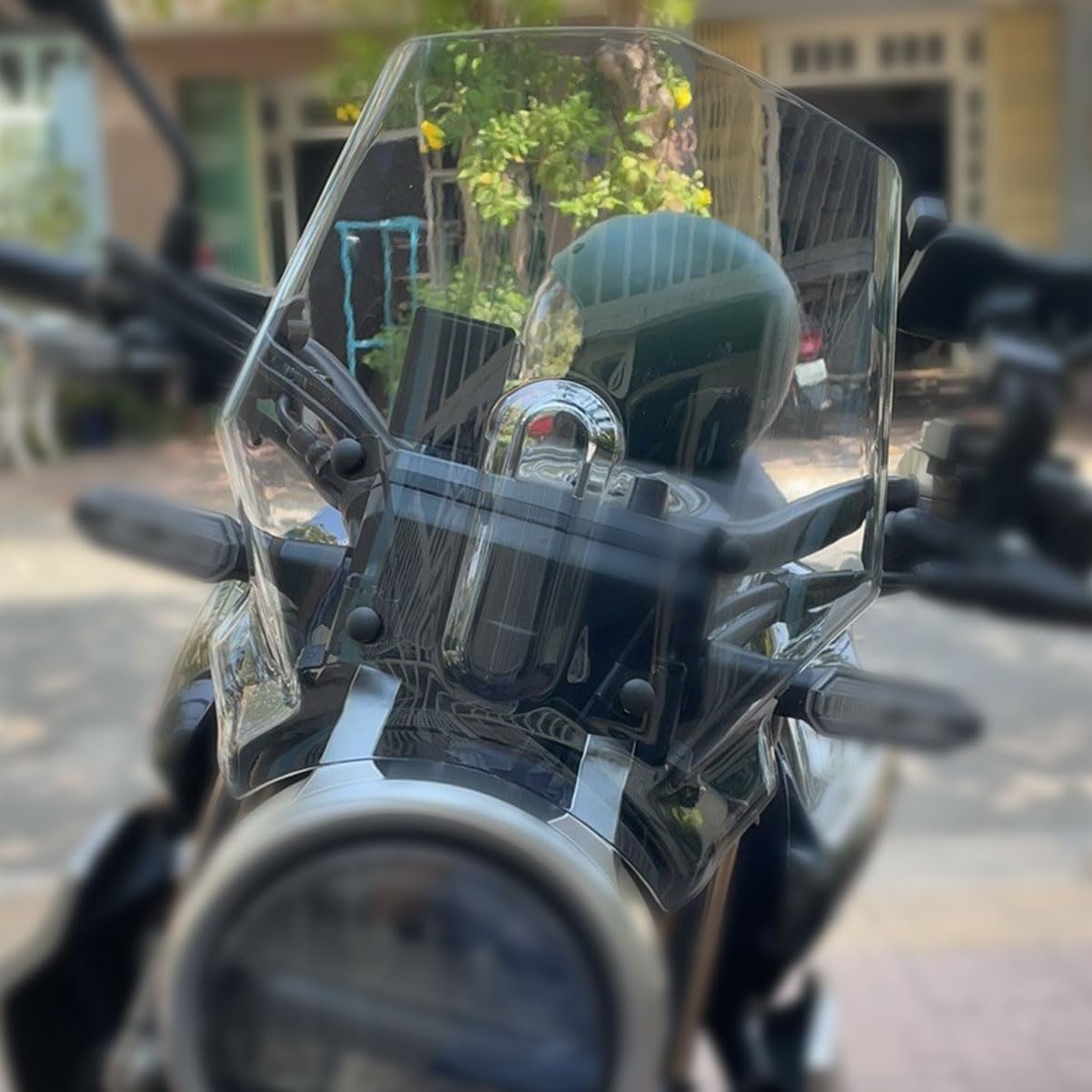 Motocykl Przednia Szyba Touring Owiewka przednia Deflektor wiatru pasuje do Ho-n-da CB125R CB300R CB 125R CB 300R 20 2021 2022 2023 (lekki dym)