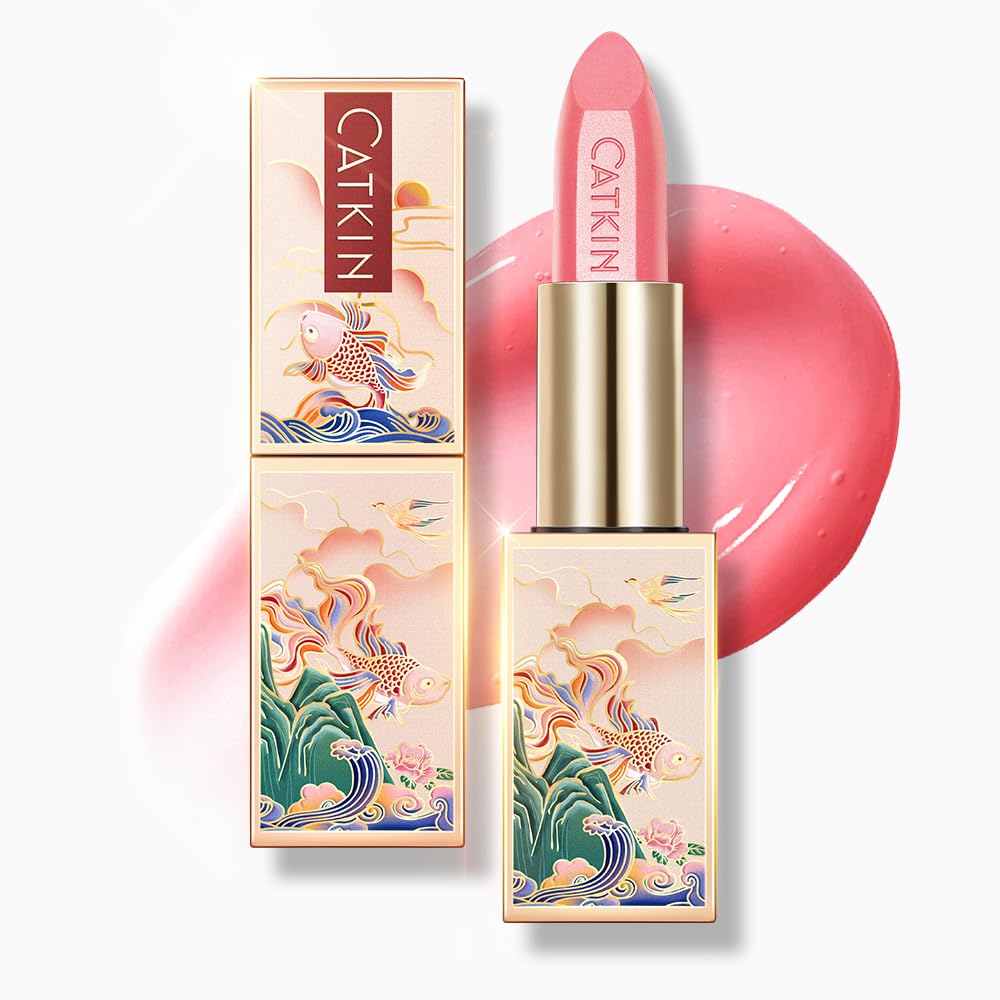 Tinted Lip Balm Sheer Lip Stain Ultra Hydrating Lip Moistrurizer Lip Care with Vitamin E Nourishing For Cracked & Dry Lips 0.12 oz C16 CINNAMON - Light Pink