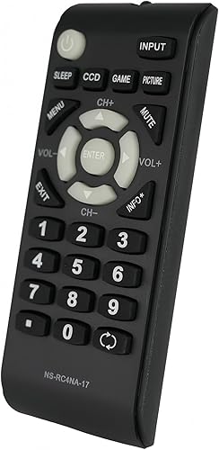 Miniatura 6 de Mando a distancia de repuesto compatible con Insignia TV NS-55D510NA17 NS-50D510NA17 NS-24D510NA17 NS-32D311NA17 NS-40D510NA17 NS-55D510NA17
