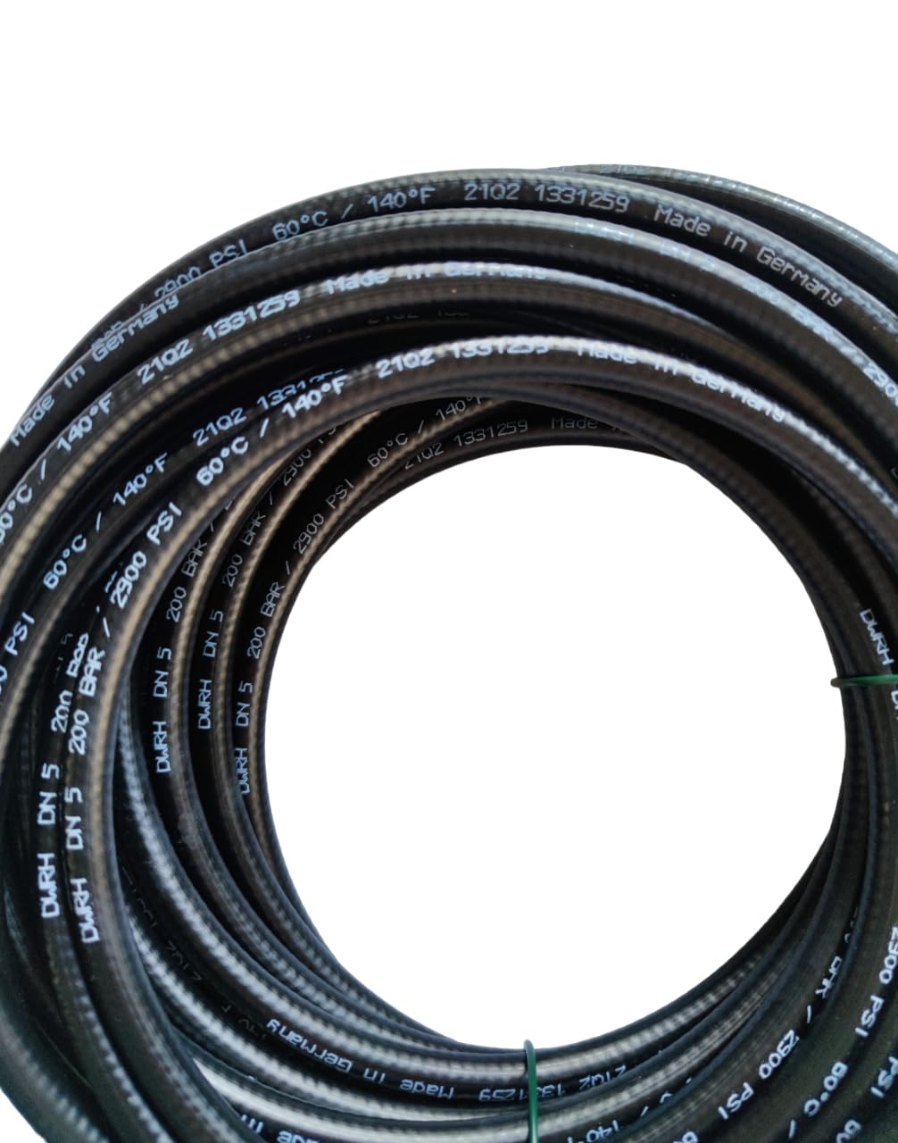 REINHOLD Tuyau de nettoyage de canalisations de 15 m, convient pour Kärcher M22 x 1,5IG, max. 200 bar avec buse de nettoyage à 4 voies DN5, nettoyage de canalisations, gouttières, tuyaux d'évacuation