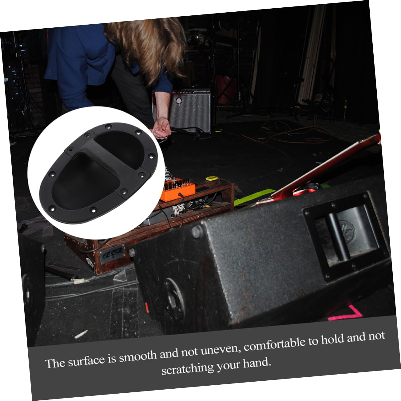 DOITOOL Abs Speaker Handle 4pcs Replacement Handles for Vintage Amplifier Easy to Carry