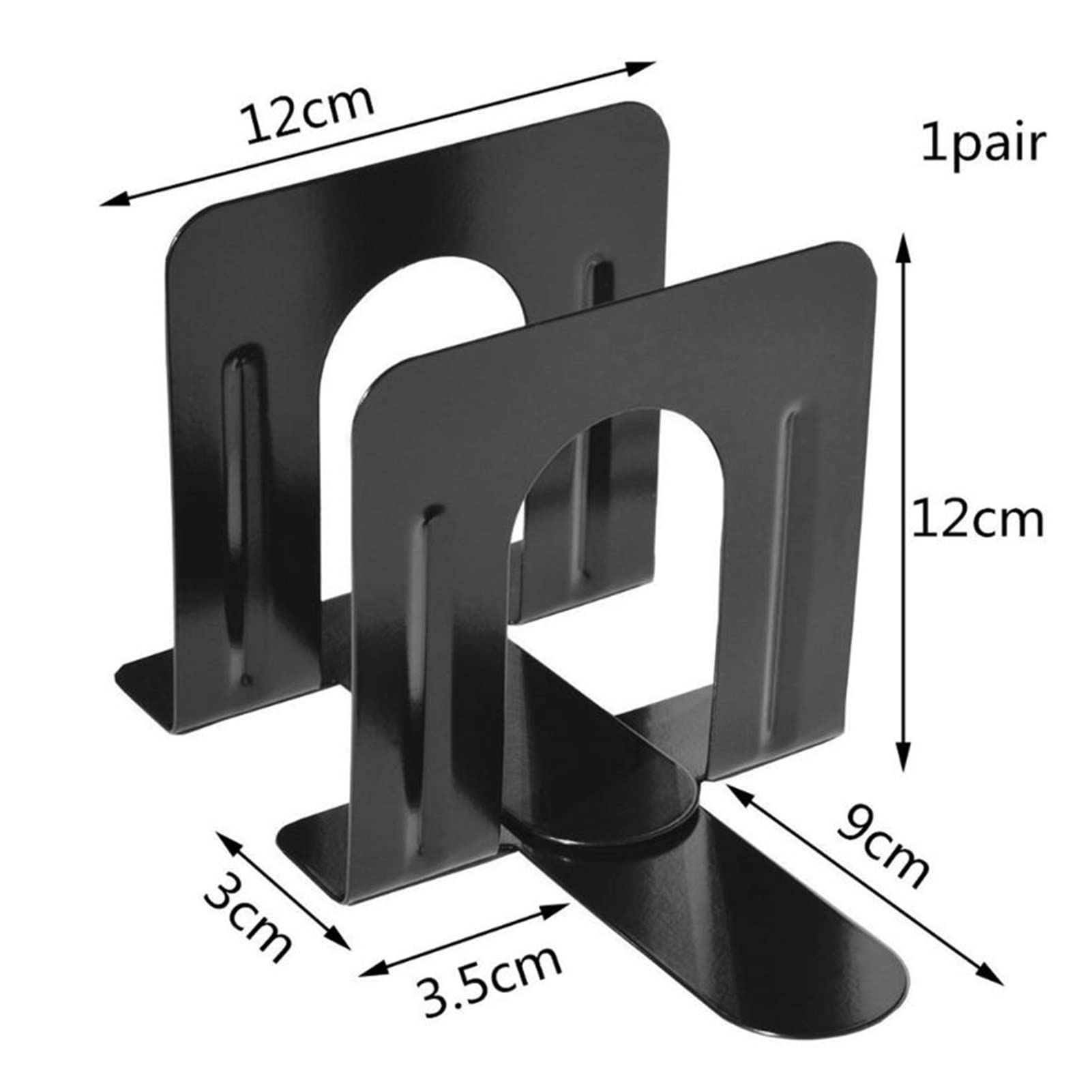 Buchstützen aus Metall