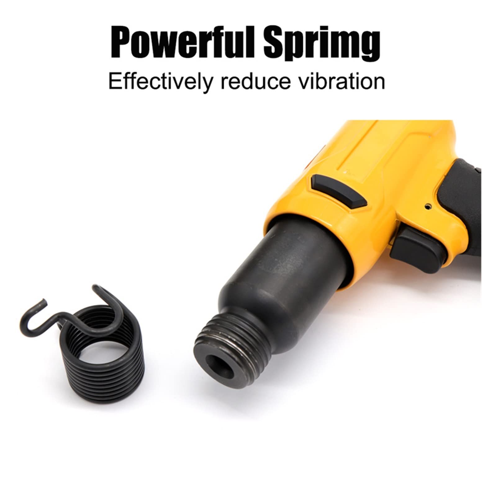 Hammer Air Hammer Profesjonalne Handheld Pistolet Gaz Harpels 190 W Małe Rust Remover Narzędzia pneumatyczne z 4 Dłuta Nitowanie odpryskowe