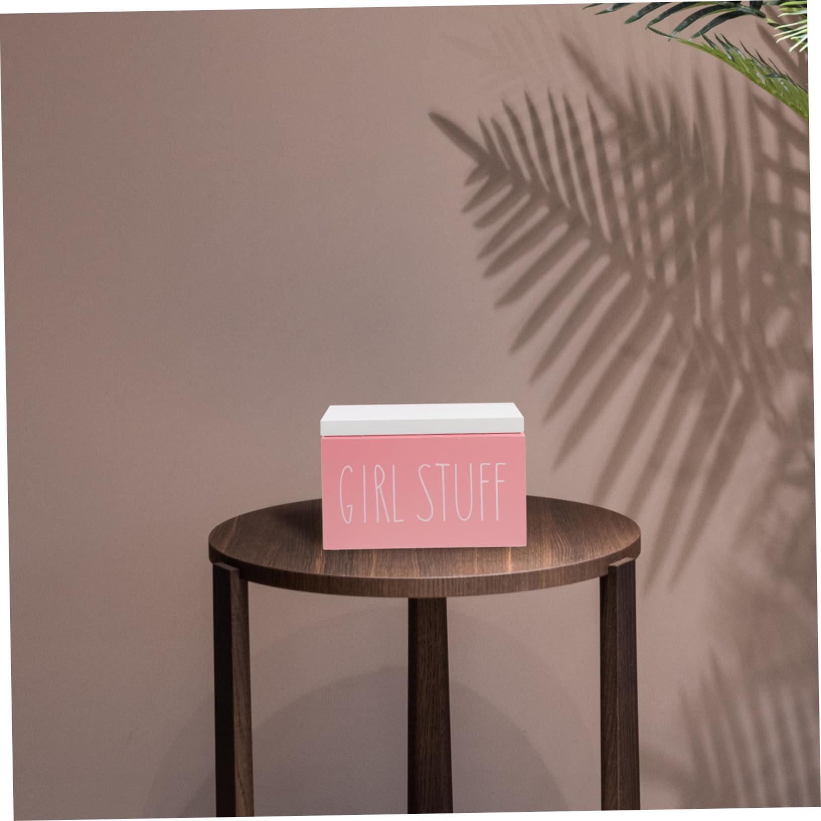 Scatola Legno Per Assorbenti Igienici Con Coperchio Organizer Per Prodotti Femminili Contenitore Di Stoccaggio Per Bagno Design Elegante e Spazio