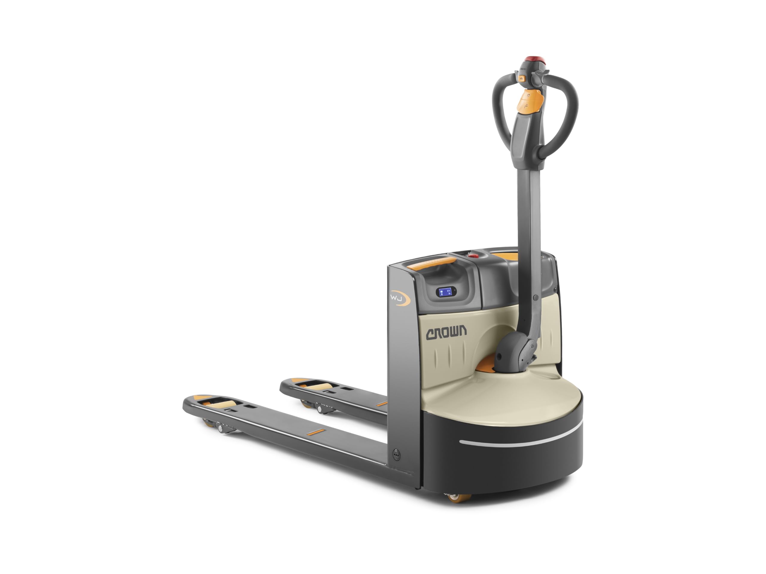 Crown WJ 50 Series Elektro-Hubwagen | Tragfähigkeit 1500 kg | V-Force Lithium-ion Batterie 48 V / 14.7-24.5 Ah | Kurze Ladezeit | Tandem-Polyurethanrollen | 1150 mm Gabellänge