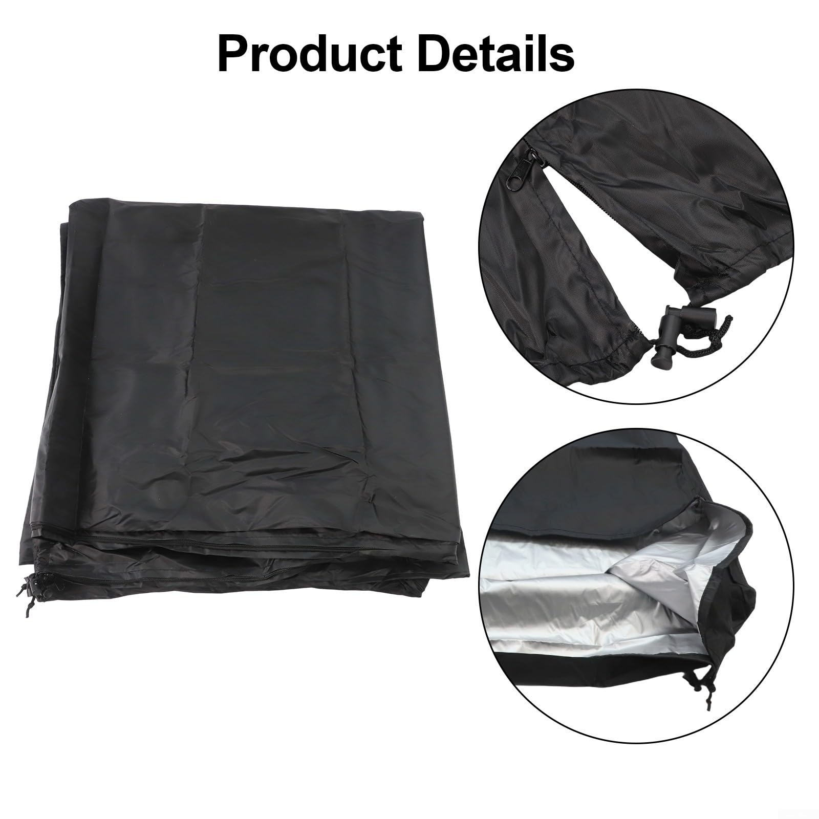 Housse de protection pour étagère de rangement avec panneau en maille PVC transparente, housse de protection résistante à l'eau pour supports métalliques, 122 x 45 x 183 cm (L x l x H) avec fermetures