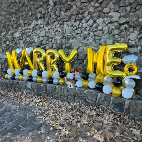 image for Lingqiang Large Custom Balloon Letters U, 40 Inch Helium Alphabet Word