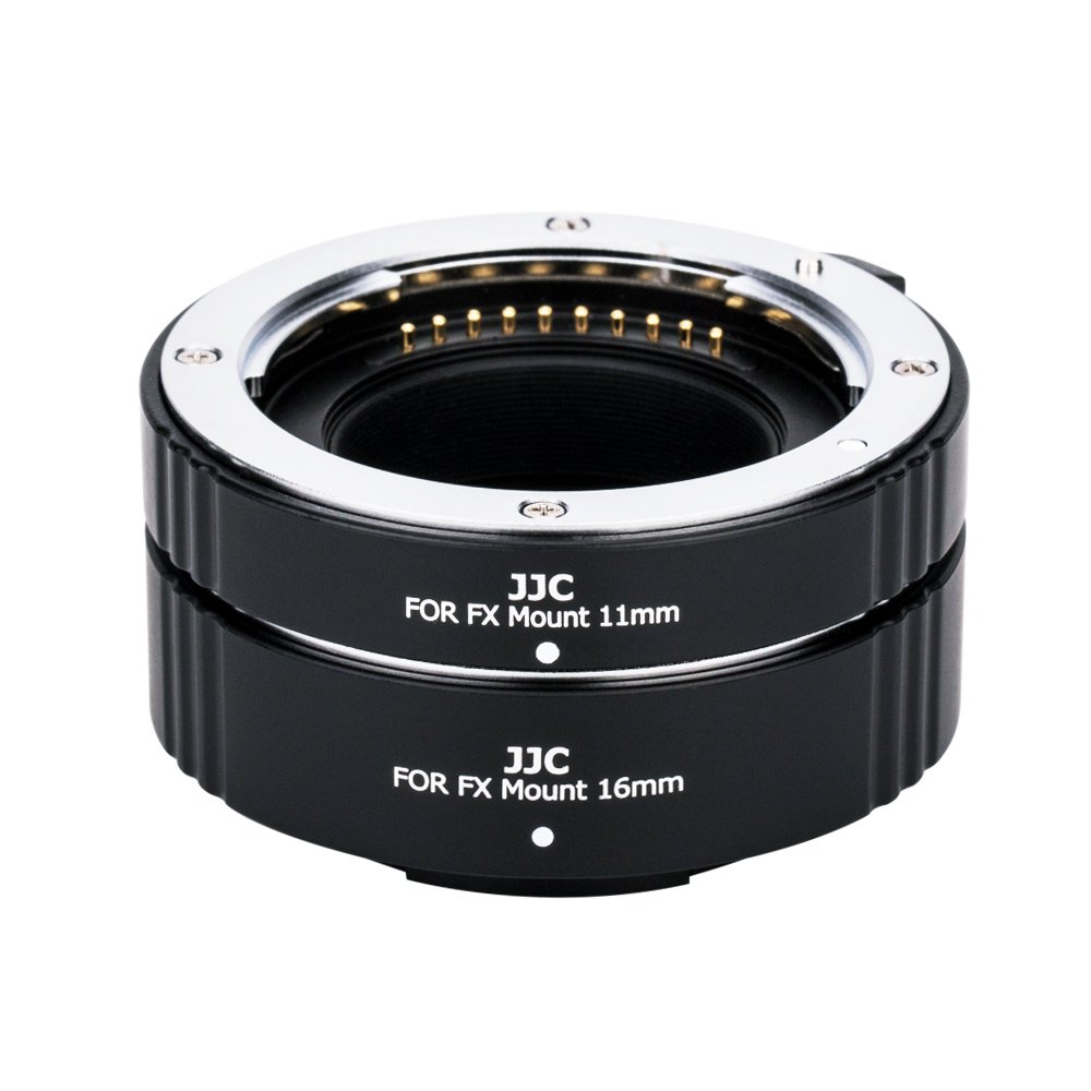 JJCAuto Macro Extension Tube 11mm 16mm Focus Macro Extension Tubes Set Fits for Fuji Fujifilm X Mount X-T20 X-T10 X-T2 X-T1 X-PRO1 X-PRO2 X-H1 X-A1 X-A2 X-A3 X-A5 X-A10 X-M1 X-E1 X-E2 X-E2S X-E3